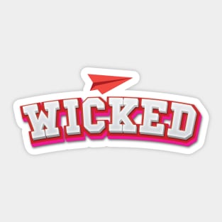 WICKED II Sticker